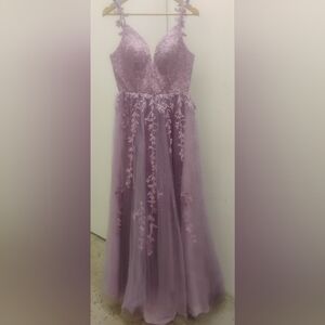 Lilac Glitter Tulle Dress